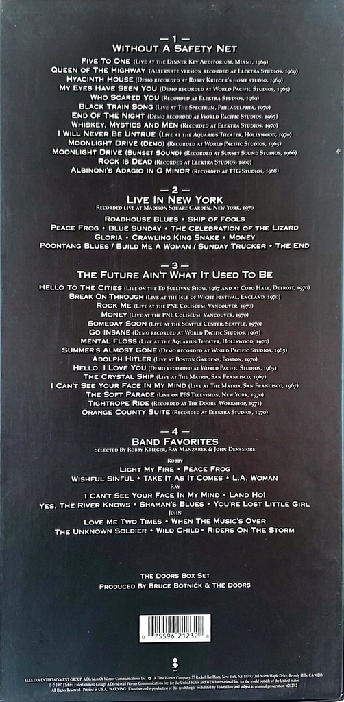 Doors,The - Box Set (4CDs usado) | Tracks Rio